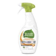 Seventh Generation® Botanical Disinfecting Cleaner Spray, 26 oz Spray Bottle, 8/Carton
