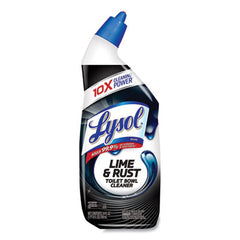 LYSOL® Brand Disinfectant Toilet Bowl Cleaner with Lime and Rust Remover, Wintergreen, 24 oz, 9/Carton