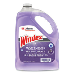 Windex® Non-Ammoniated Glass & Multi-Surface Cleaner, Pleasant Scent, 128 oz Bottle, 4/CT
