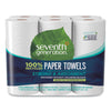 Seventh Generation® 100% Recycled Paper Kitchen Towel Rolls, 2-Ply, 11 x 5.4, 140 Sheets/Roll, 6 Rolls/Pack Perforated Paper Towel Rolls - Office Ready