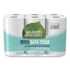 Seventh Generation® 100% Recycled Bathroom Tissue Rolls, Septic Safe, 2-Ply, White, 240 Sheets/Roll, 12 Rolls/Pack, 4 Packs/Carton Tissues-Bath Regular Roll - Office Ready