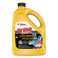 Drano® Max Gel Clog Remover, Bleach Scent, 128 oz Bottle Cleaners & Detergents-Drain Cleaner - Office Ready