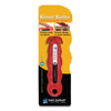 San Jamar® Klever Kutter™ Safety Cutter, 3 Razor Blades, Red Knives-Safety Hook Utility/Box Cutter - Office Ready
