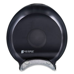 San Jamar® Single Jumbo Bath Tissue Dispenser, 10 1/4 x 5 5/8 x 12, Black Pearl