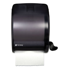 San Jamar® Element™ Lever Roll Towel Dispenser, Classic, 12.5 x 8.5 x 12.75, Black Pearl