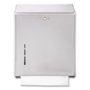 San Jamar® C-Fold/Multifold Towel Dispenser, 11.38 x 4 x 14.75, Stainless Steel Towel Dispensers-Multifold - Office Ready