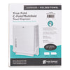 San Jamar® True Fold™ C-Fold/Multifold Towel Dispenser, 11.63 x 5 x 14.5, White  - Office Ready