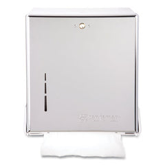 San Jamar® True Fold™ C-Fold/Multifold Towel Dispenser, 11.63 x 5 x 14.5, Chrome