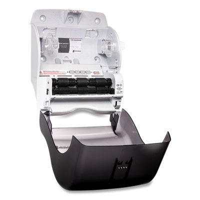 San Jamar Tear-N-Dry Touchless Roll Towel Dispenser, Black