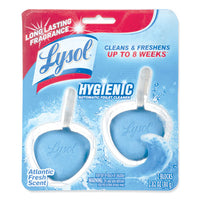 LYSOL® Brand Hygienic Automatic Toilet Bowl Cleaner, Atlantic Fresh, 2/Pack Cleaners & Detergents-Bowl Cleaner - Office Ready