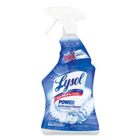 LYSOL® Brand Disinfectant Bathroom Cleaner, Liquid, Atlantic Fresh, 22 oz Trigger Spray Bottle, 6/Carton Cleaners & Detergents-Disinfectant/Cleaner - Office Ready