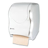 San Jamar® Tear-N-Dry Touchless Roll Towel Dispenser, 16.75 x 10 x 12.5, Silver Towel Dispensers-Roll, Pull - Office Ready