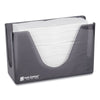 San Jamar® Countertop Folded Towel Dispenser, 11 x 4.38 x 7, Black Pearl Towel Dispensers-Folded - Office Ready