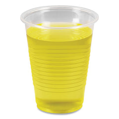 Boardwalk® Translucent Plastic Cold Cups, 7 oz, Polypropylene, 25 Cups/Sleeve, 100 Sleeves/Carton