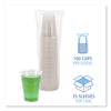 Boardwalk® Translucent Plastic Cold Cups, 14 oz, Polypropylene, 20 Cups/Sleeve, 50 Sleeves/Carton Cold Drink Cups, Plastic - Office Ready