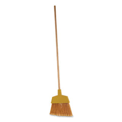 Boardwalk® Angler Broom, 53" Handle, Yellow, 12/Carton