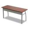 Linea Italia® Trento Line Rectangular Desk, 59.13" x 23.63" x 29.5", Cherry Desks-Desk Shells - Office Ready