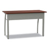 Linea Italia® Trento Line Rectangular Desk, 47.25" x 23.63" x 29.5", Cherry Desks-Desk Shells - Office Ready