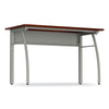 Linea Italia® Trento Line Rectangular Desk, 47.25" x 23.63" x 29.5", Cherry Desks-Desk Shells - Office Ready