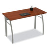 Linea Italia® Trento Line Rectangular Desk, 47.25" x 23.63" x 29.5", Cherry Desks-Desk Shells - Office Ready