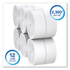 Scott® Essential Coreless JRT, Septic Safe, 1-Ply, White, 2300 ft, 12 Rolls/Carton Tissues-Bath JRT Jr. Roll - Office Ready