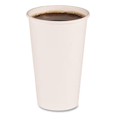 Boardwalk® Paper Hot Cups, 16 oz, White, 20 Cups/Sleeve, 50 Sleeves/Carton
