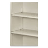 HON® Brigade® Metal Bookcases, Three-Shelf, 34.5w x 12.63d x 41h, Light Gray Shelf Bookcases - Office Ready
