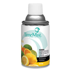 TimeMist® Premium Metered Air Freshener Refills, Citrus, 6.6 oz Aerosol Spray, 12/Carton