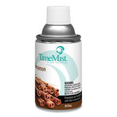 TimeMist® Premium Metered Air Freshener Refills, Cinnamon, 6.6 oz Aerosol Spray, 12/Carton