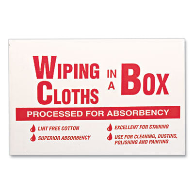 Bag-A-Rags Reusable Wiping Cloths, Cotton, White, 1lb Pack