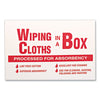 General Supply Wiping Cloths in a Box, Cotton, White, 5lb Box Towels & Wipes-Shop Towels and Rags - Office Ready