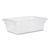 Rubbermaid® Commercial Food/Tote Boxes, 3.5 gal, 18 x 12 x 6, Clear, Plastic Storage Food Containers - Office Ready