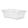 Rubbermaid® Commercial Food/Tote Boxes, 3.5 gal, 18 x 12 x 6, Clear, Plastic Storage Food Containers - Office Ready