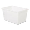 Rubbermaid® Commercial Food/Tote Boxes, 21.5 gal, 26 x 18 x 15, White, Plastic Storage Food Containers - Office Ready