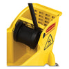 Rubbermaid® Commercial Tandem™ 31-Quart Bucket/Wringer Combo, Reverse, Yellow Bucket/Wringer Combos - Office Ready