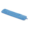 Rubbermaid® Commercial 18" Wet Mopping Pad, Split Nylon/Polyester Blend, 18", Blue, 12/Carton Mop Heads-Wet Pad - Office Ready