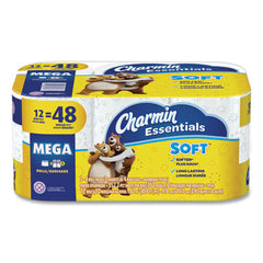 Charmin?« Essentials Soft?äó Bathroom Tissue, Septic Safe, 2-Ply, White, 352 Sheets/Roll, 12/Pack