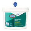 Clorox® Disinfecting Wipes, 1-Ply, 7 x 8, Fresh Scent, White, 700/Bucket Cleaner/Detergent Wet Wipes - Office Ready