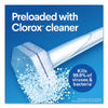 Clorox® Disinfecting ToiletWand™ Refills, Blue/White, 10/Pack, 6 Packs/Carton Toilet Brushes-Wand/Brush Head - Office Ready