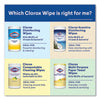 Clorox® Disinfecting Wipes, 1-Ply, 7 x 8, Fresh Scent, White, 35/Canister Cleaner/Detergent Wet Wipes - Office Ready