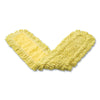 Rubbermaid® Commercial Trapper® Looped-End Dust Mop, Looped-end Launderable, 5" x 48", Yellow Mop Heads-Dust - Office Ready