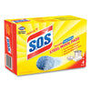 S.O.S® Steel Wool Soap Pads, Steel, 4/Box, 24 Boxes/Carton Scouring Pads/Sticks-Steel Wool Soap Pad - Office Ready