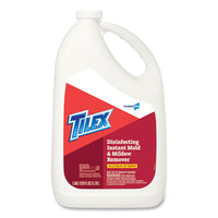 Tilex® Disinfects Instant Mildew Remover, 128 oz Refill Bottle, 4/Carton Tub/Tile/Shower/Grout Cleaners - Office Ready
