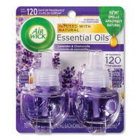 Air Wick® Scented Oil Refill, Lavender and Chamomile, 0.67 oz, 2/Pack Air Fresheners/Odor Eliminators-Scented Oil - Office Ready