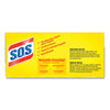 S.O.S® Steel Wool Soap Pads, Steel, 4/Box, 24 Boxes/Carton Scouring Pads/Sticks-Steel Wool Soap Pad - Office Ready
