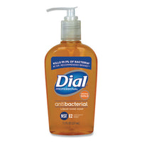 Dial® Professional Gold Antibacterial Liquid Hand Soap, Floral, 7.5 oz Pump, 12/Carton Personal Soaps-Liquid, Antimicrobial - Office Ready