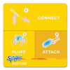 Swiffer® Dusters Refill, Dust Lock Fiber, 2" x 6", Light Blue, 18/Box, 4 Boxes/Carton Dusters-Refills - Office Ready