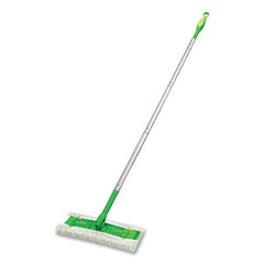Swiffer® Sweeper® Mop, 10 x 4.8 White Cloth Head, 46" Green/Silver Aluminum/Plastic Handle
