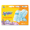 Swiffer® Dusters Refill, DustLock Fiber, Light Blue, Lavender Vanilla Scent,10/Box,4 Boxes/Carton Dusters-Refills - Office Ready