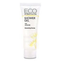 Eco By Green Culture Shower Gel, Clean Scent, 30mL, 288/Carton Gel Soap - Office Ready